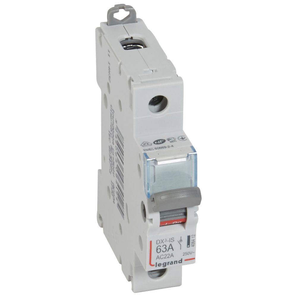 LASTSCHAKELAAR DX³ 1P 63A 1 MODULE