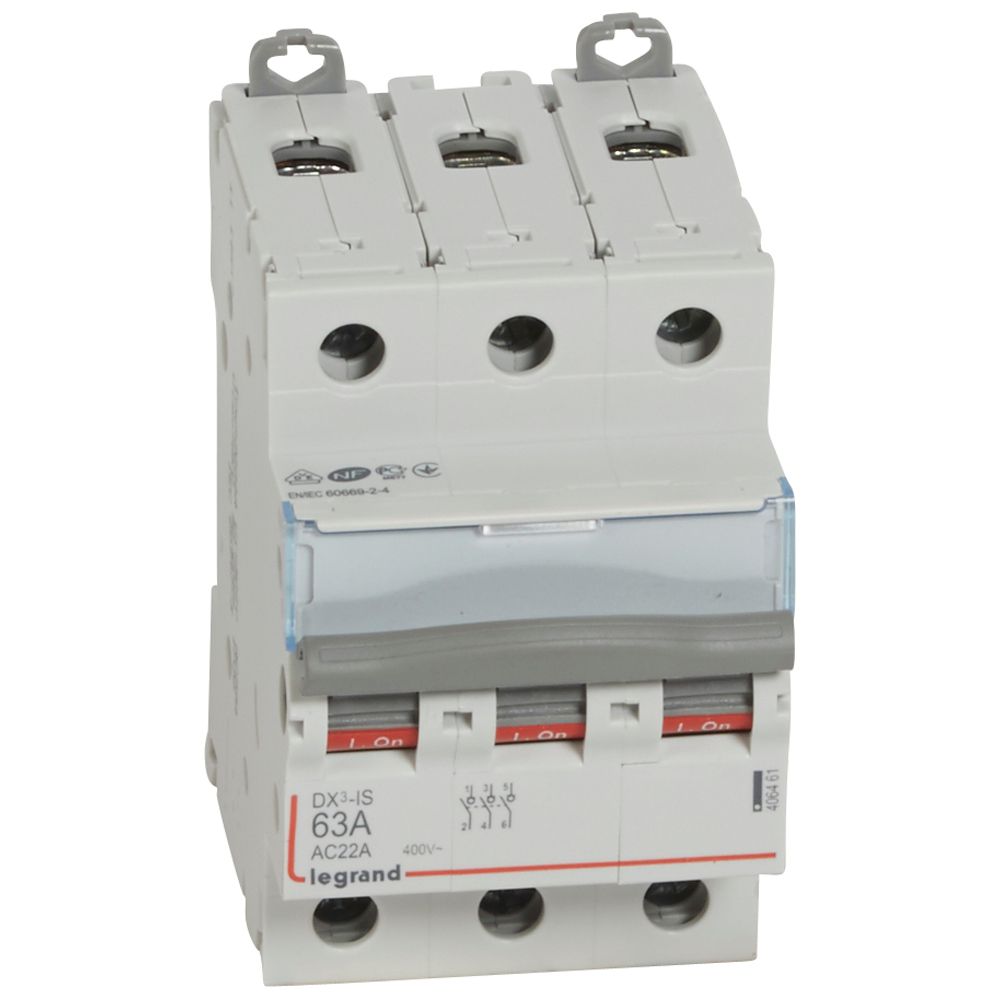 LASTSCHAKELAAR DX³ 3P 63A 3 MODULES