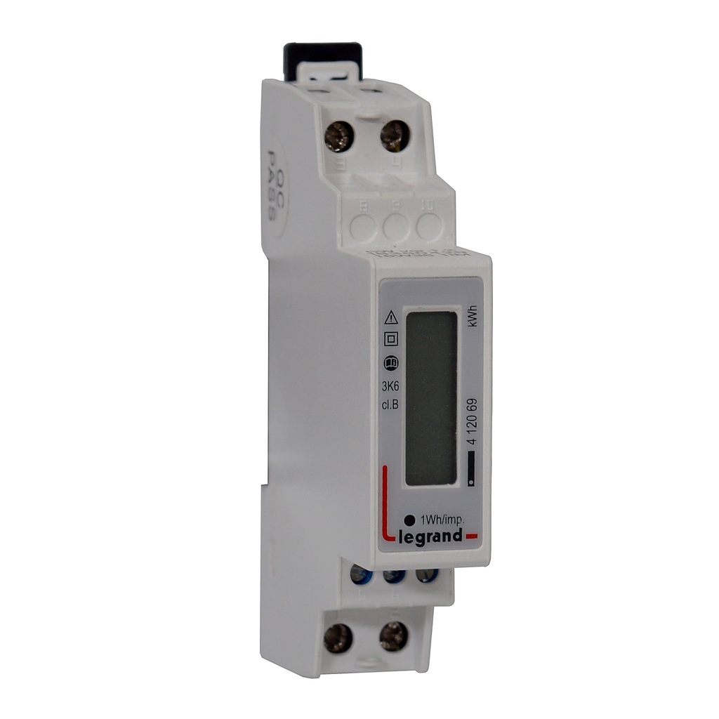 COMPTEUR MONO 45A - MID A IMPULSIONS - 1MODULE  *