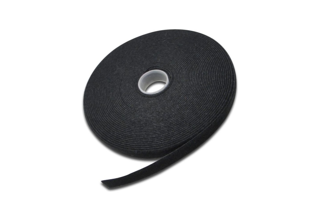 VELCRO TAPE 15MM, 10M, BLACK  *