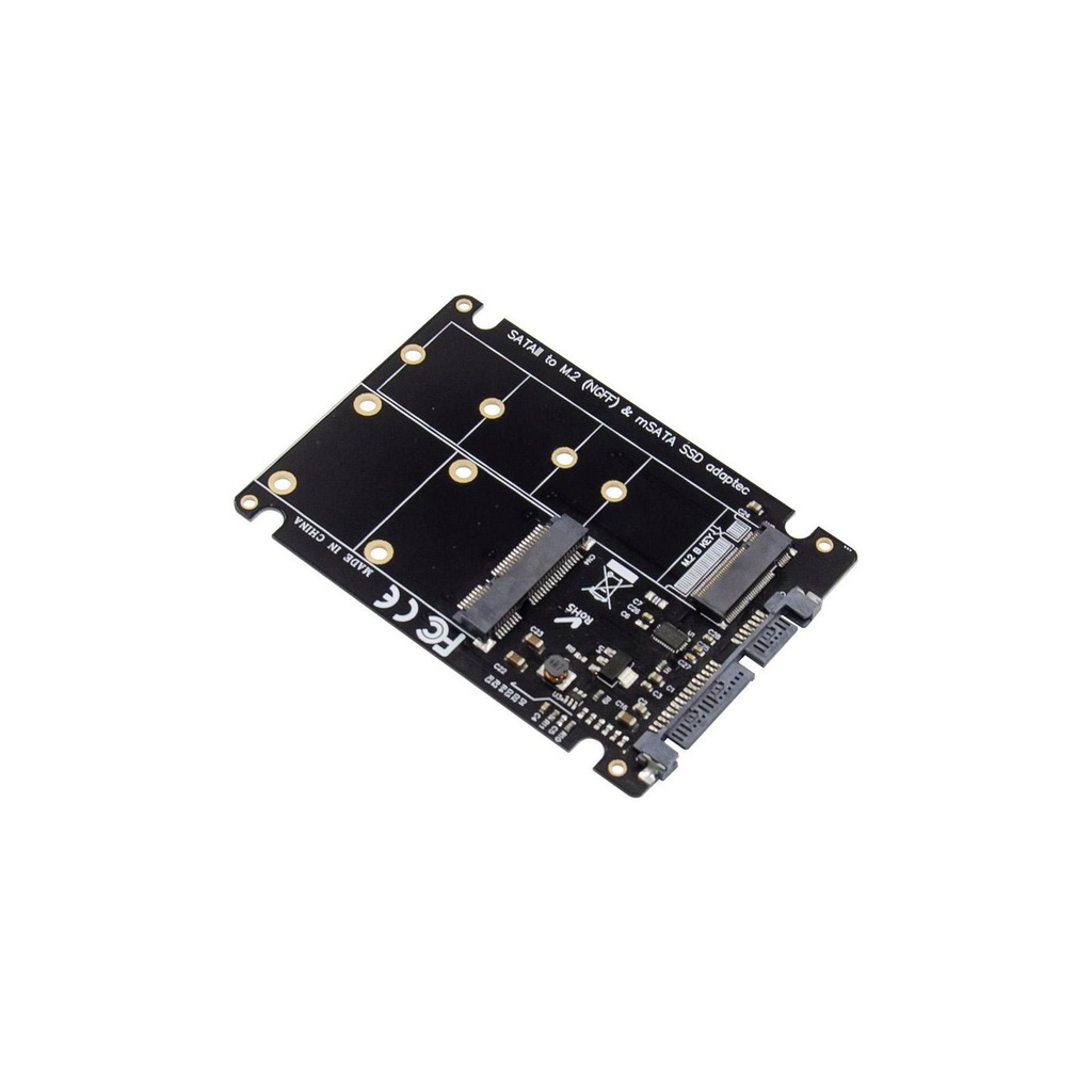 2.5" SATA TO M.2 MSATA ADAPTER  *