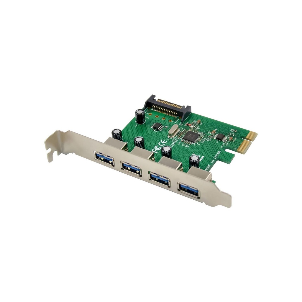 USB 3.0 4 PORT PCIE CARD  *