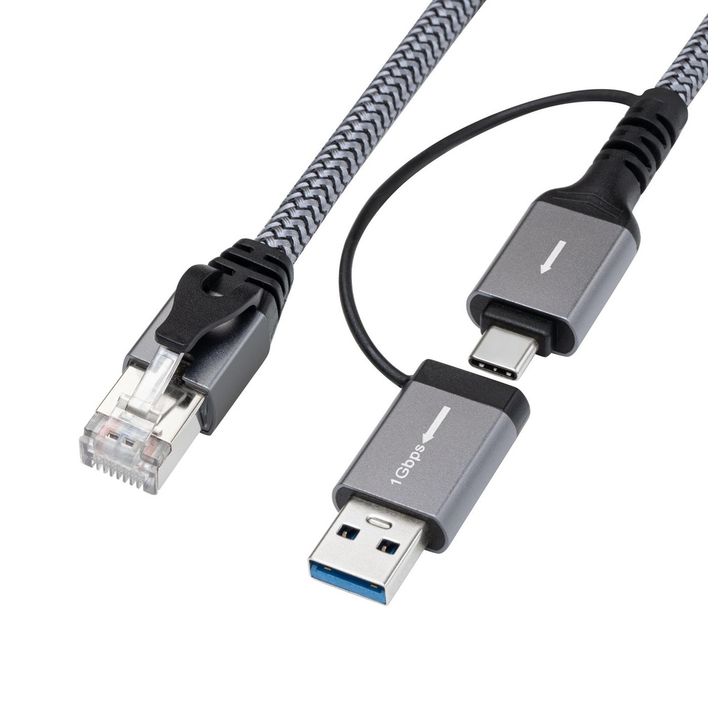 CAT6 FTP TO USB A-C ADAPTER  *