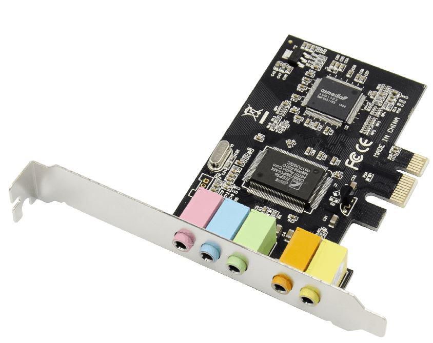 5.1 CHANNELS PCIE SOUND CARD  *