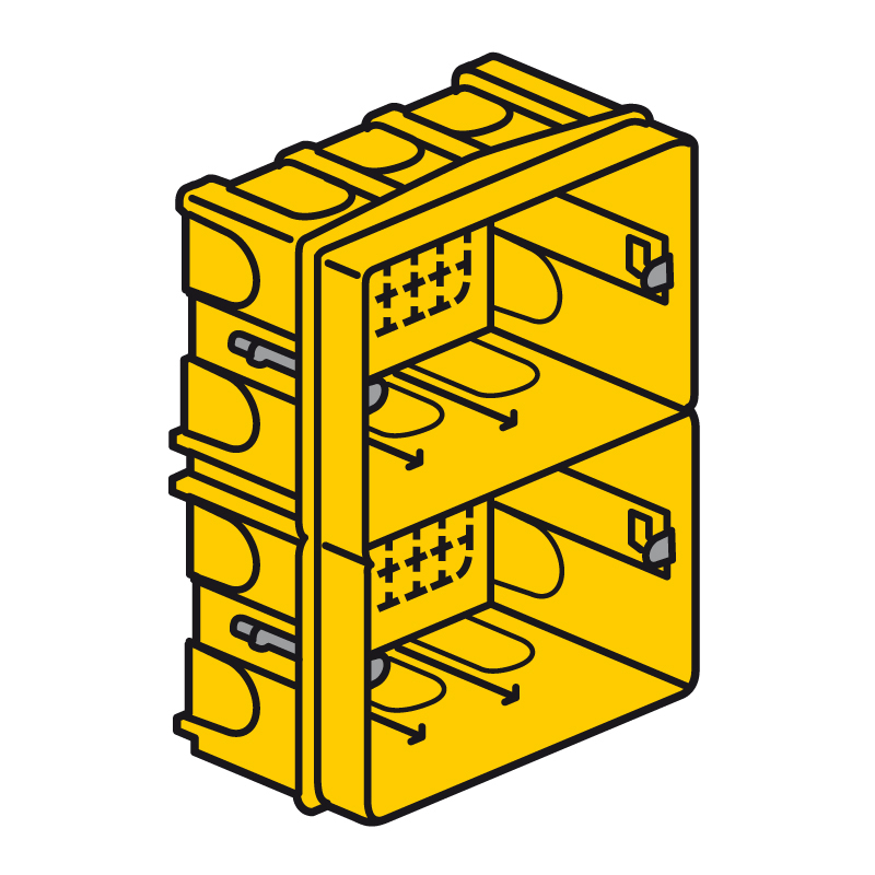 HOLLE WANDDOOS 2X3 MOD.