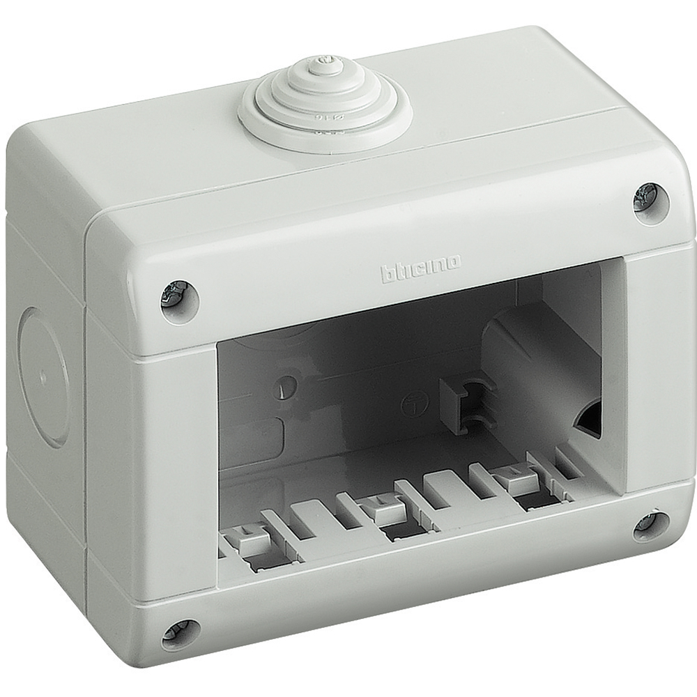 OPBOUWDOOS IDROBOX IP40 - 3 MODULES HORIZONTAAL  *
