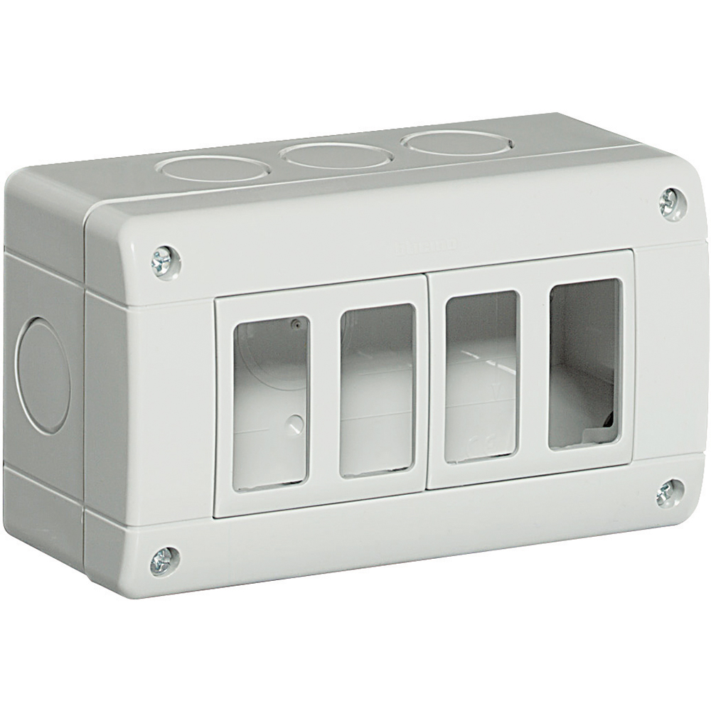 OPBOUWDOOS IDROBOX IP40 - 4 MODULES HORIZONTAAL  *