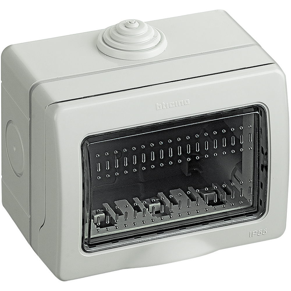 OPBOUWDOOS IDROBOX IP55 - 3 MODULES TT  *