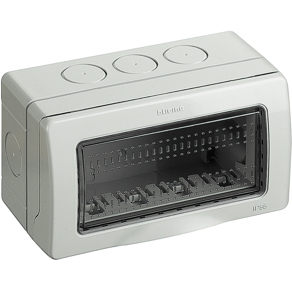 OPBOUWDOOS IDROBOX IP55 - 4 MODULES HORIZONTAAL  *