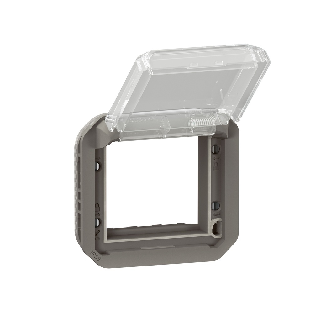 PLEXO ADAPTER MOSAIC 2 MOD VOLET TRANSPA  *