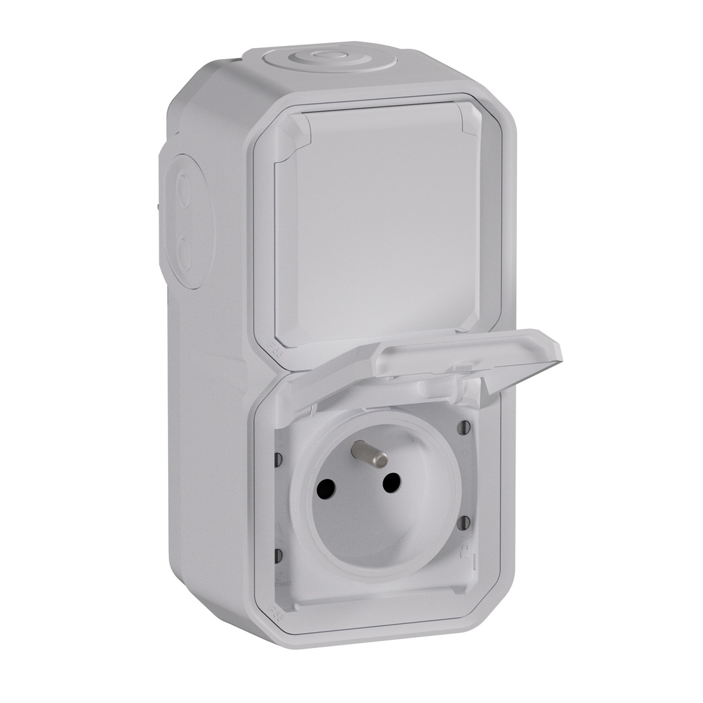 PLEXO GP DOUBLE PRISE VERTICALE COMPLET   *