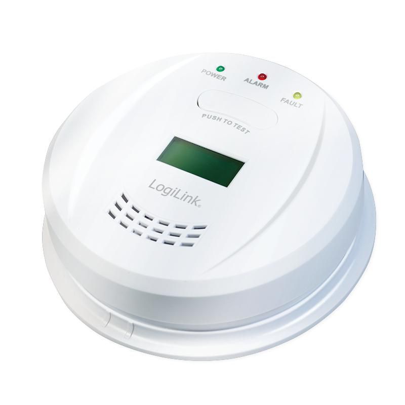 LOGILINK CARBON MONOXIDE DETECTOR WITH LCD  *
