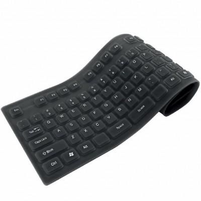 SILICON/FOLDABLE USB KEYBOARD  *