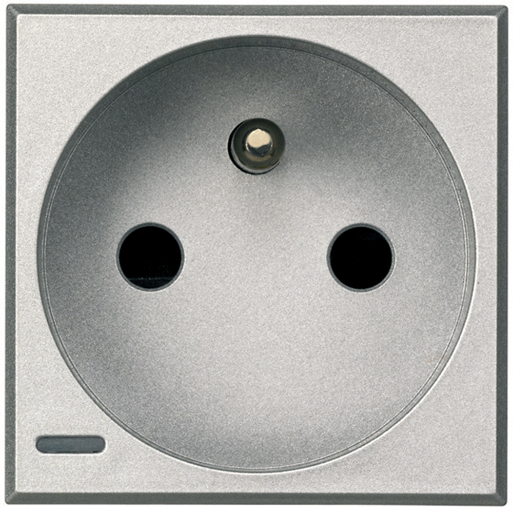 AXOLUTE - STOPCONT., 2P+A 10/16A 2 MODULES/LICHT  *