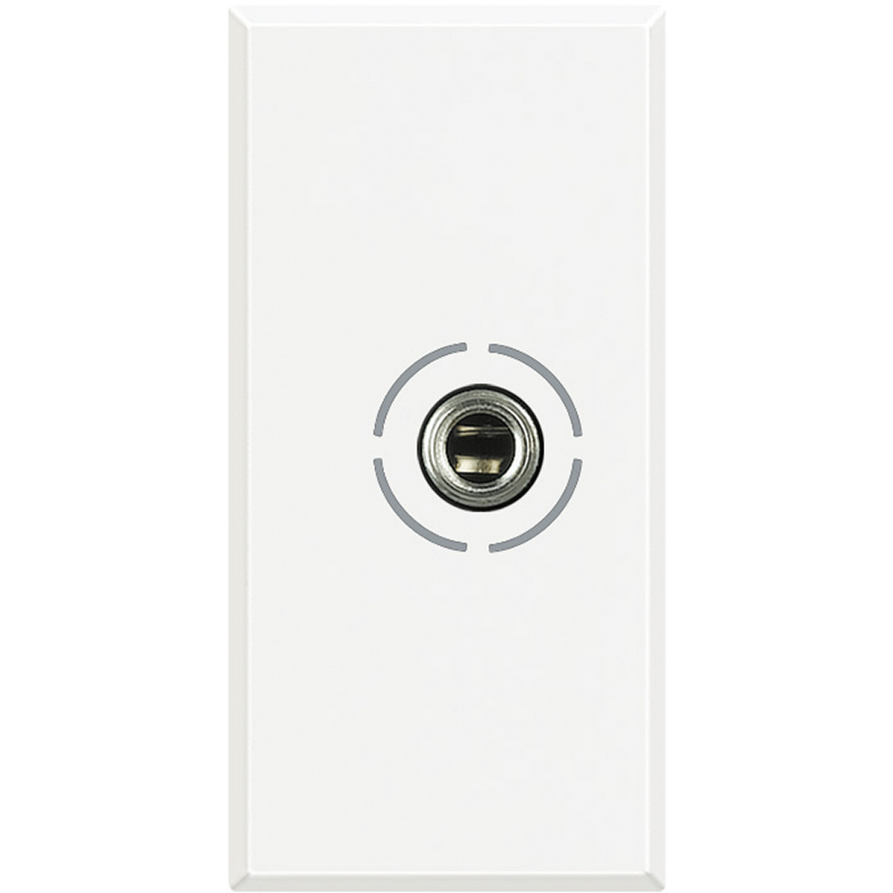 AXOLUTE PRISE AUDIO-JACK 3,5 WHITE 1 MOD  *