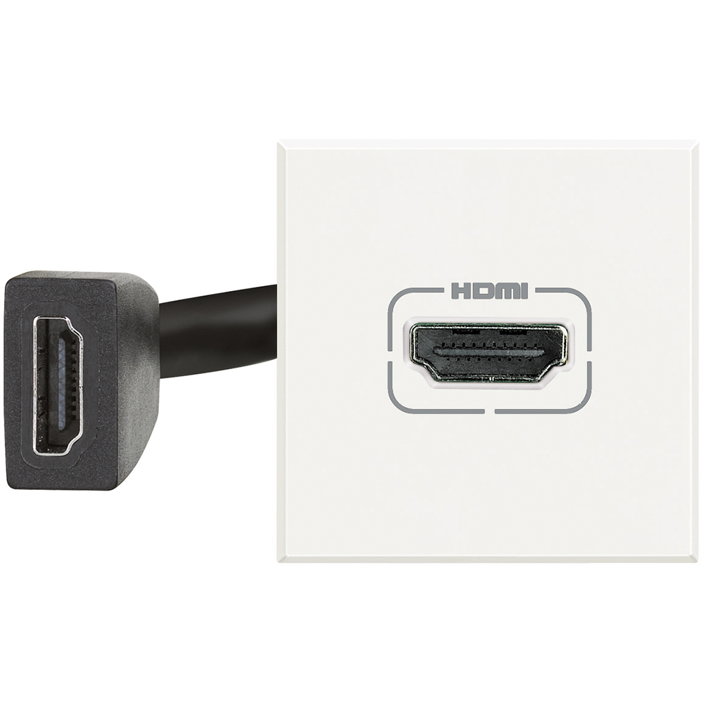 AXOLUTE PRISE HDMI WHITE 2 MOD  *