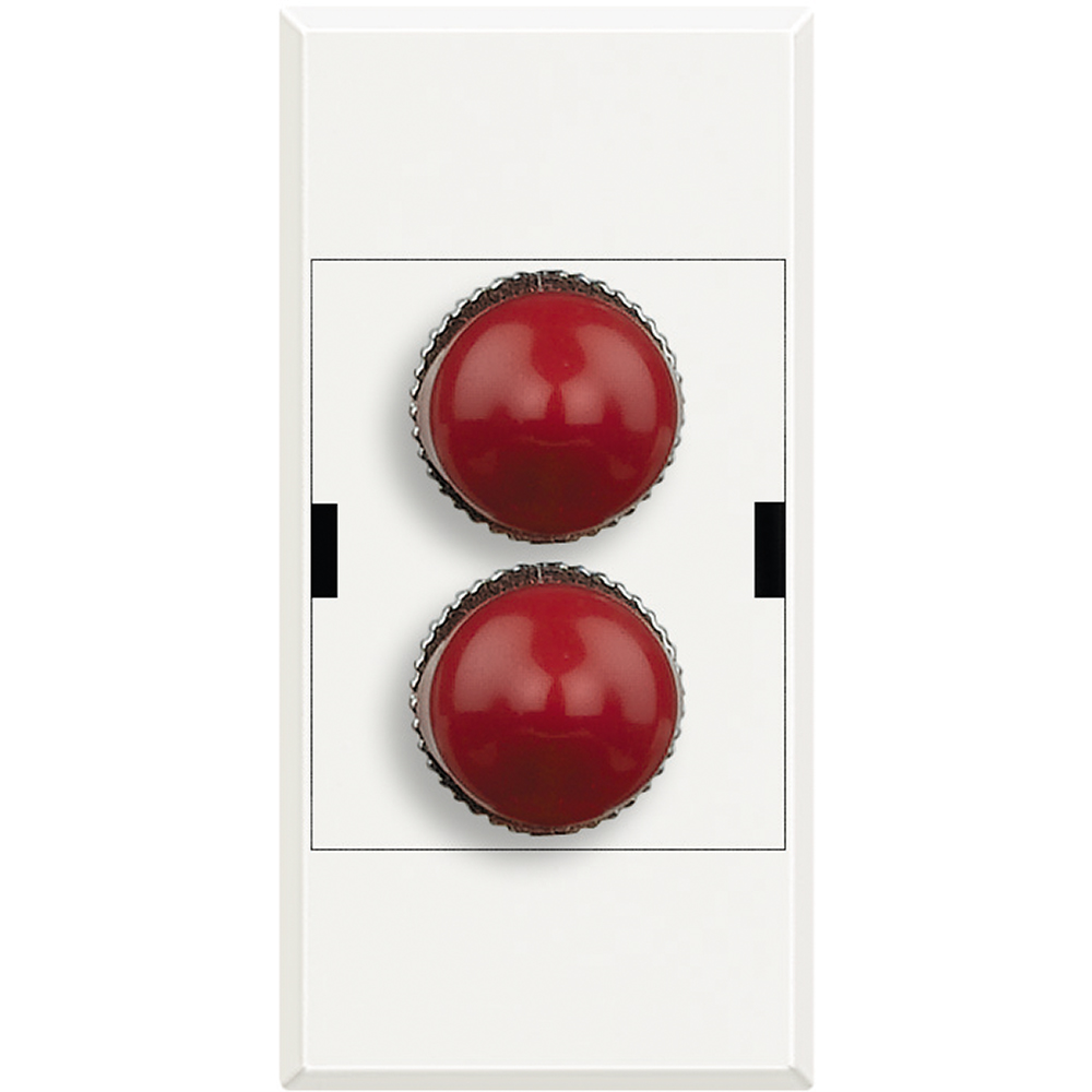 AXOLUTE GLASVEZEL CONNECTOR 1 MOD WIT -ST DUPLEX  *