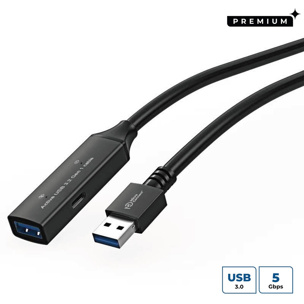 ACTIVE USB 3.0 CABLE, A-A M-F  *