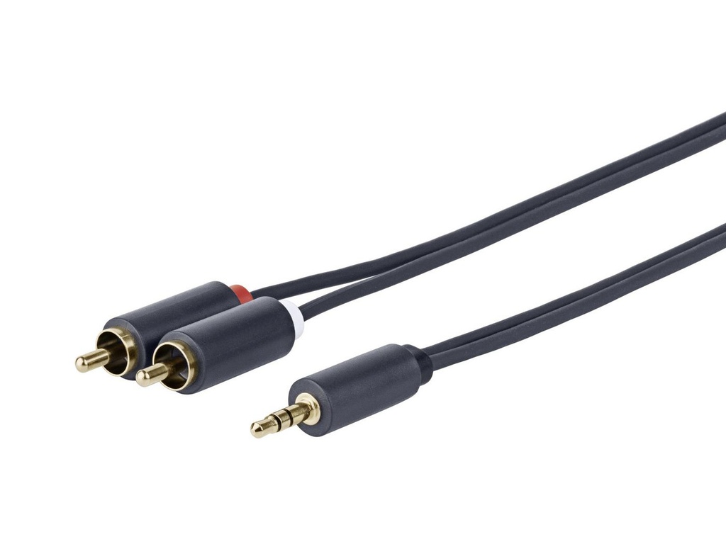 3.5MM - 2 X RCA M-M  *