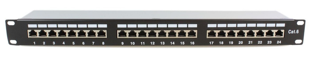 19" FTP. 6 PATCH PANEL  *