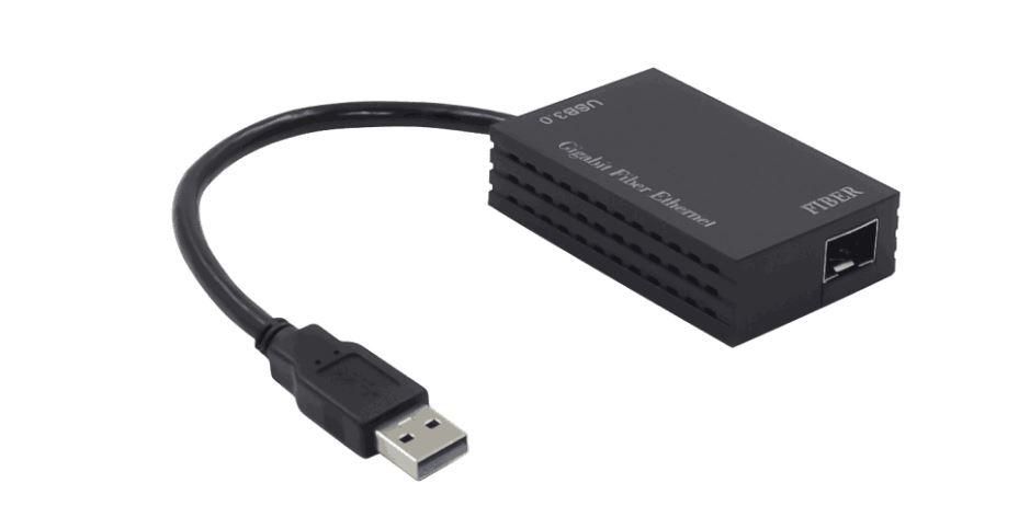USB3.0 GIGABIT FIBER ETHERNET  *