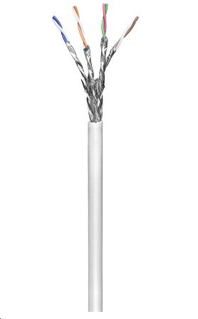S/FTP CAT6  100M WHITE, PVC  *