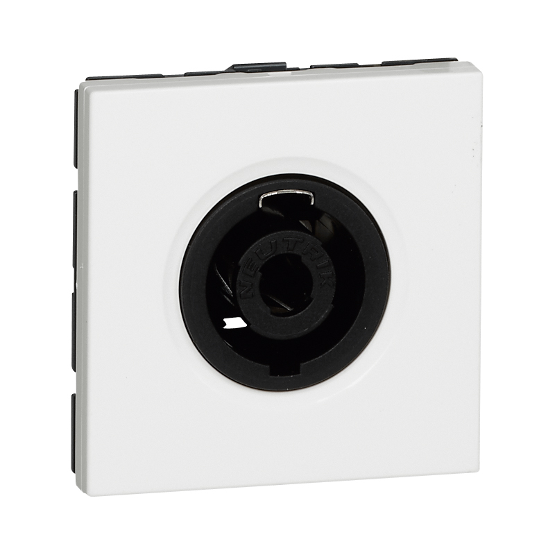 MOSAIC SPEAKON 4 CONTACTS 2 MOD. BLANC  *