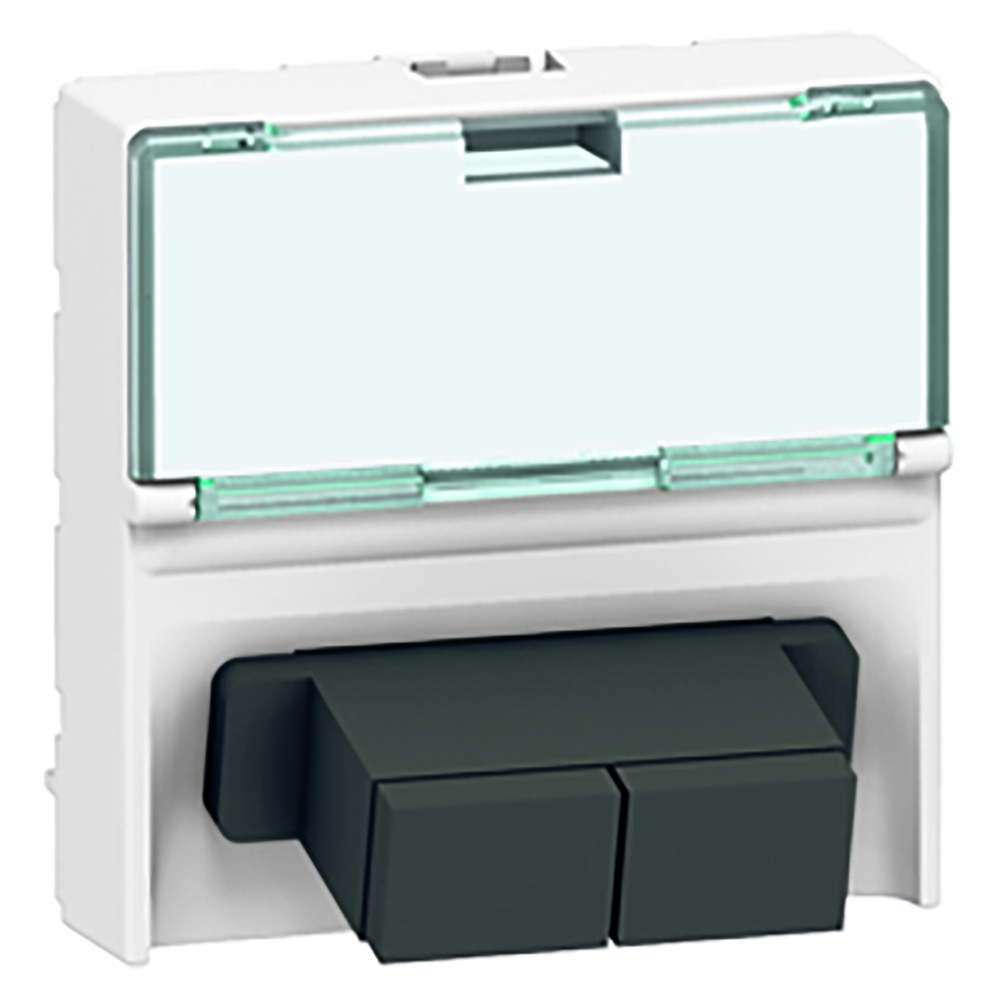 MOSAIC FIBRE OPTIQUE 2 X SC PUSH PULL 2MOD. BLANC  *