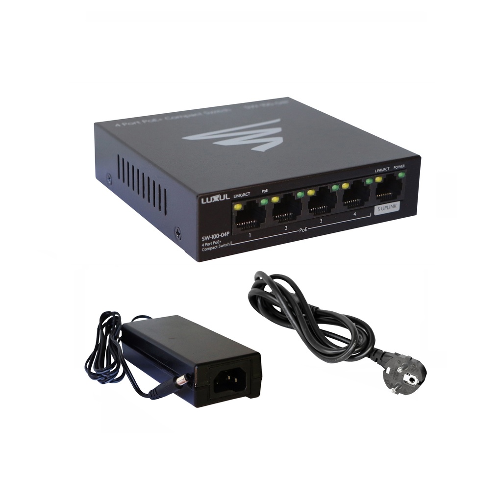 SWITCH GIGABIT POE 5 PORTS  *