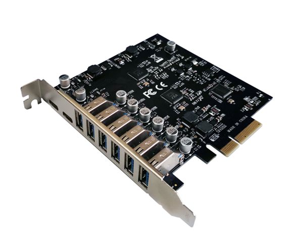 PCIE X4 ASM3142 10GBPS USB-C  *