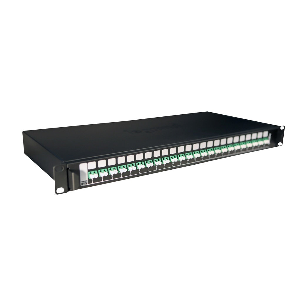 LCS³ PANNEAU FO 24 LC APC DUPLEX MONOMODE 1U  *