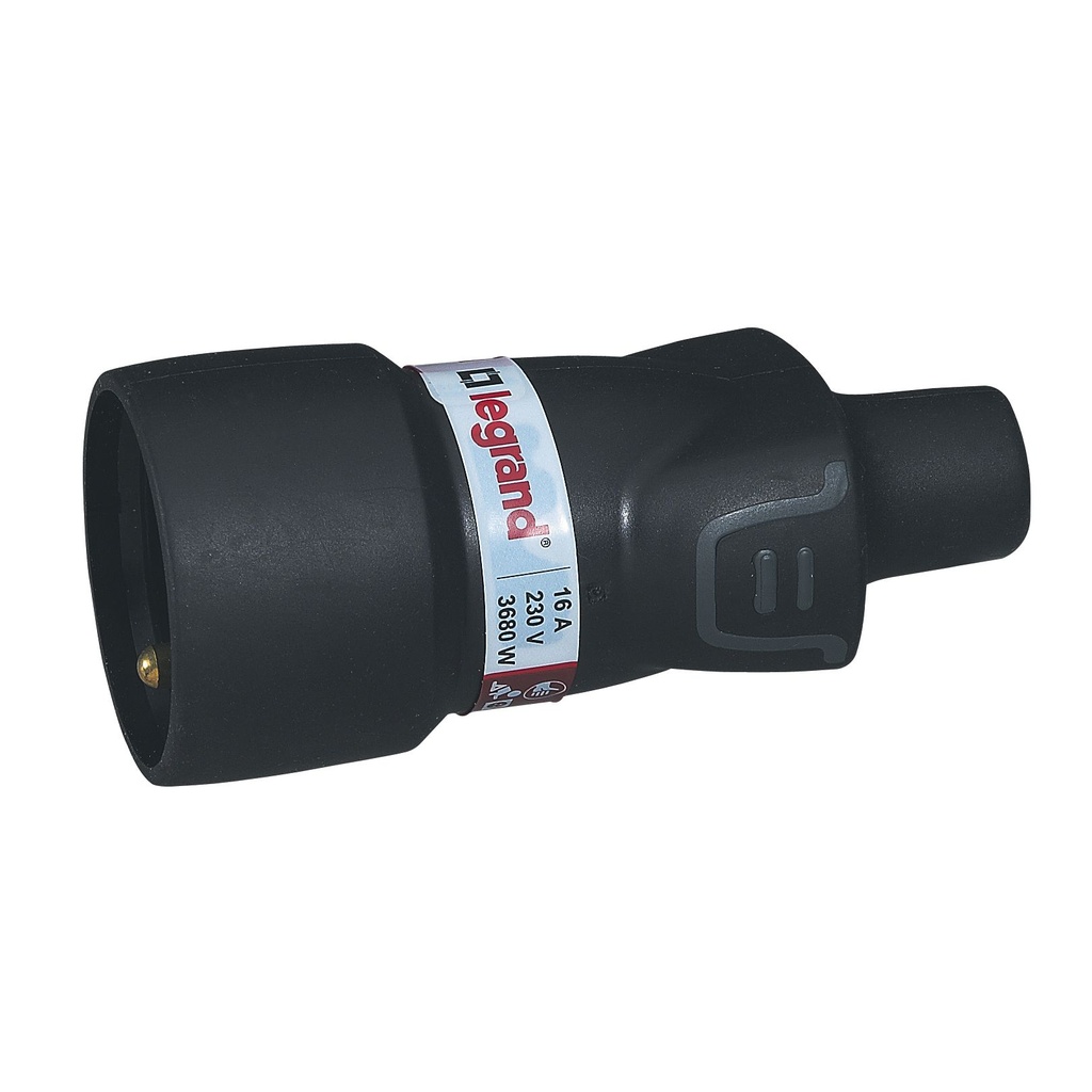 KOPPELCTSTOP 16A RUBBER 2P+A MET BARCODE