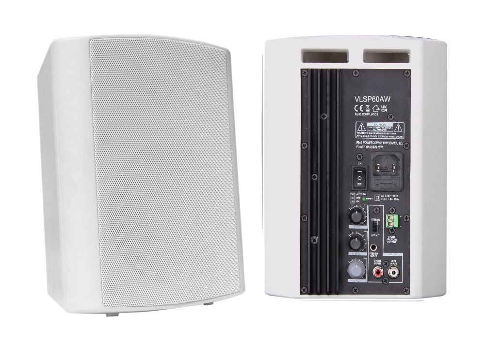 ACTIVE SPEAKER SET, WHITE.  *