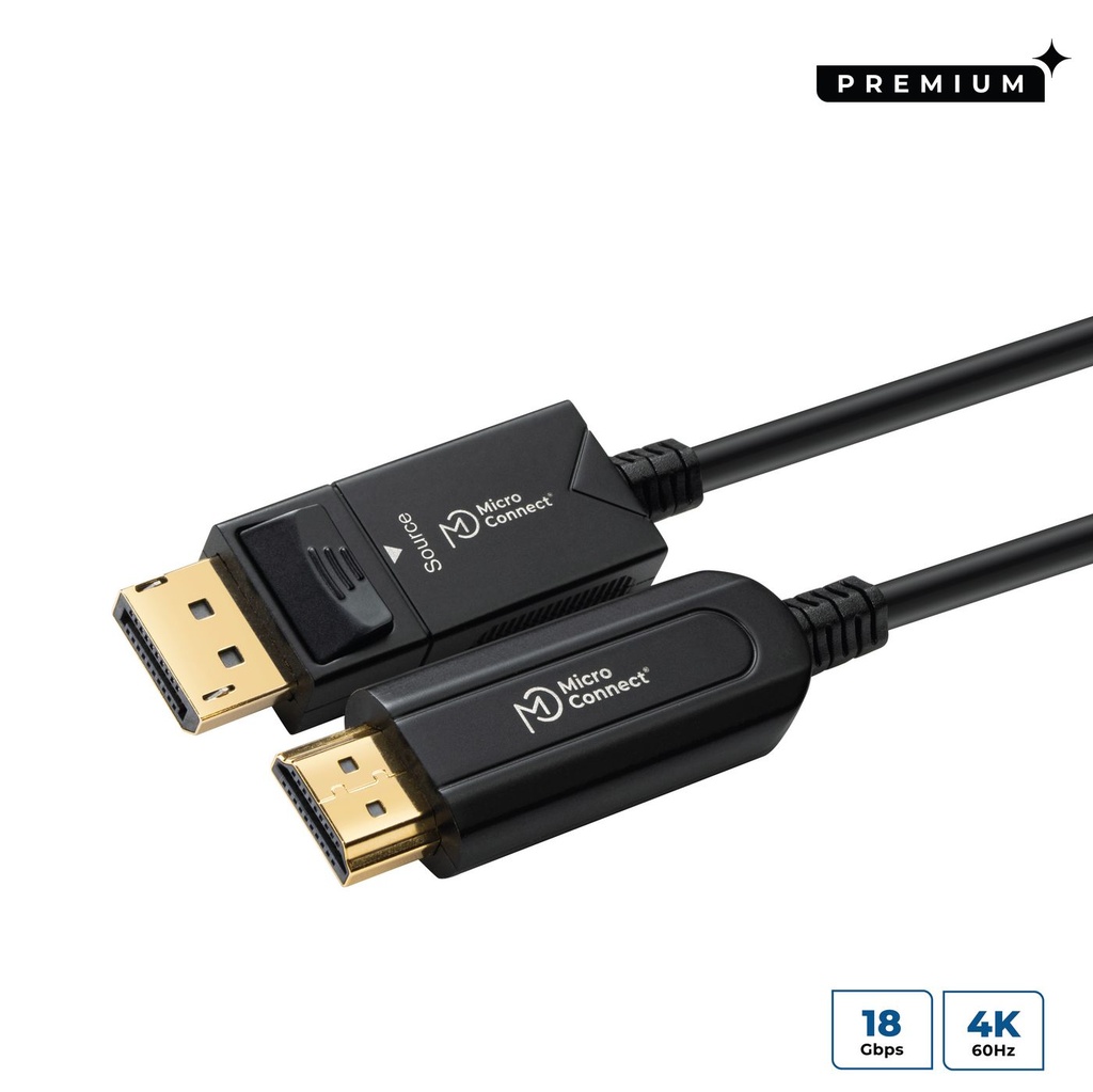 PREMIUM OPTIC DP - HDMI CABLE  *