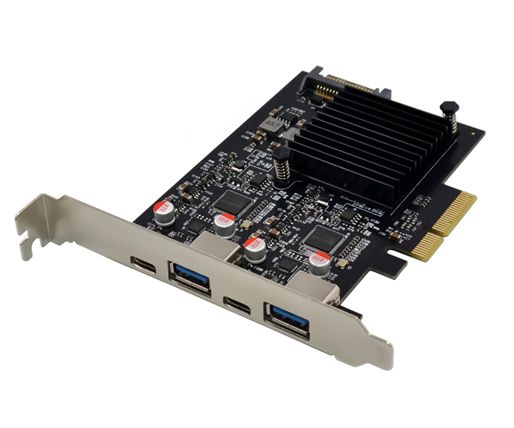 PCIE X4 ASM3142 10GBPS USB3.1  *