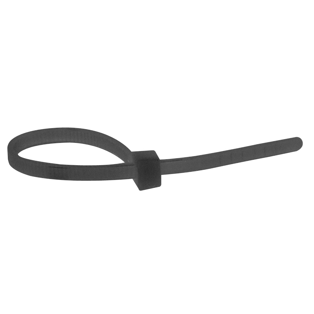 COLLIER COLRING - LARG. 2,4 MM POLYAMIDE6/6 NOIR  *
