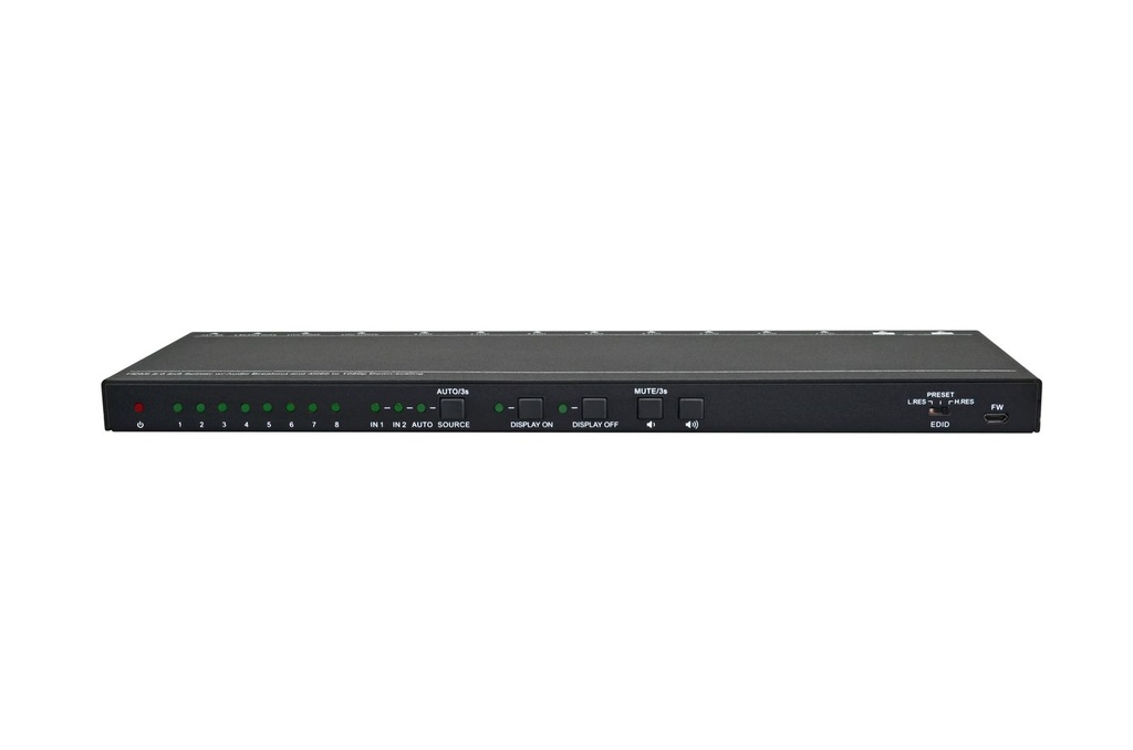 HDMI SPLITTER SWITCHER 2X8, 4K  *