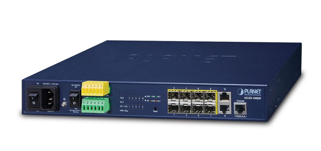 13" 8-PORT 100/1000BASE-X  *