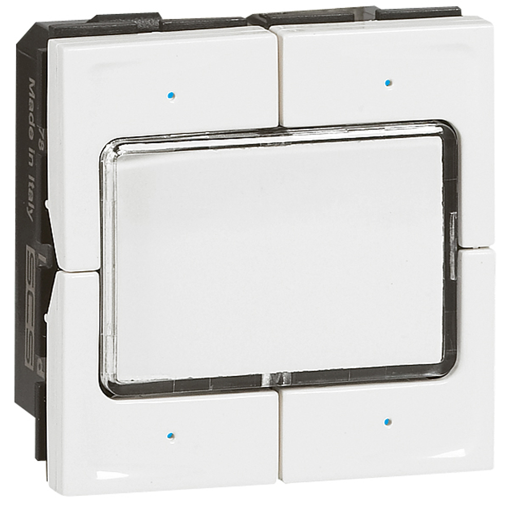 KNX MOSAIC COMMANDE 4 APPUIS P PORTE-ETIQUETTE  *