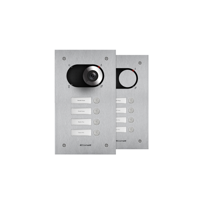 FACADE INOX 4 BOUTONS  *