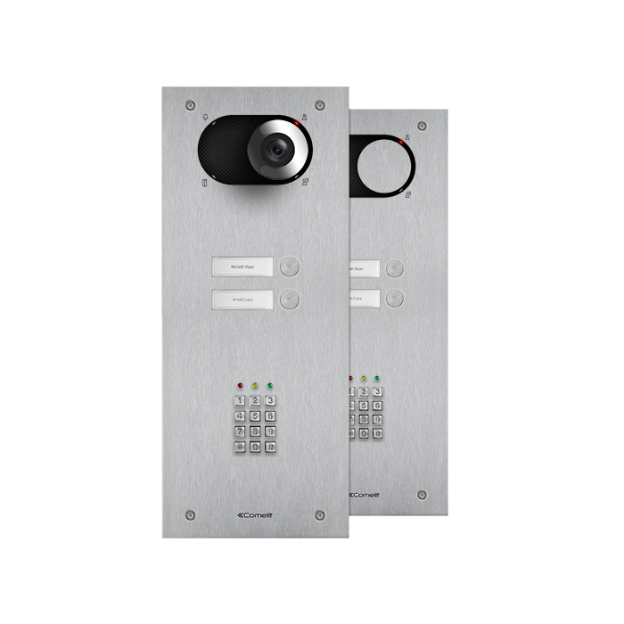 SWITCH - FAÇADE INOX 2 BOUTONS ET CLAVIER CODE  *