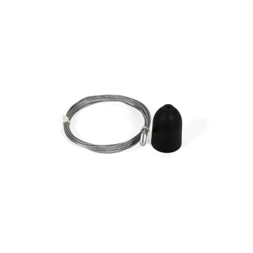 [WEV90014102] 1 PHASE TRACK SUSPENSION SET INCL FIXATION BRACKET 1,5M BLACK  *